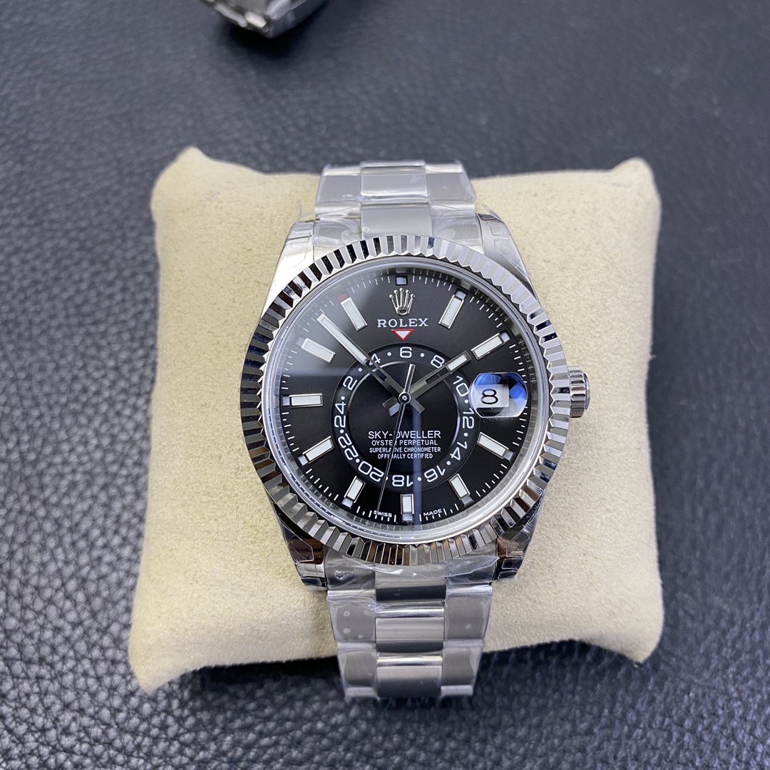 Replika Rolex Sky-Dweller Siyah