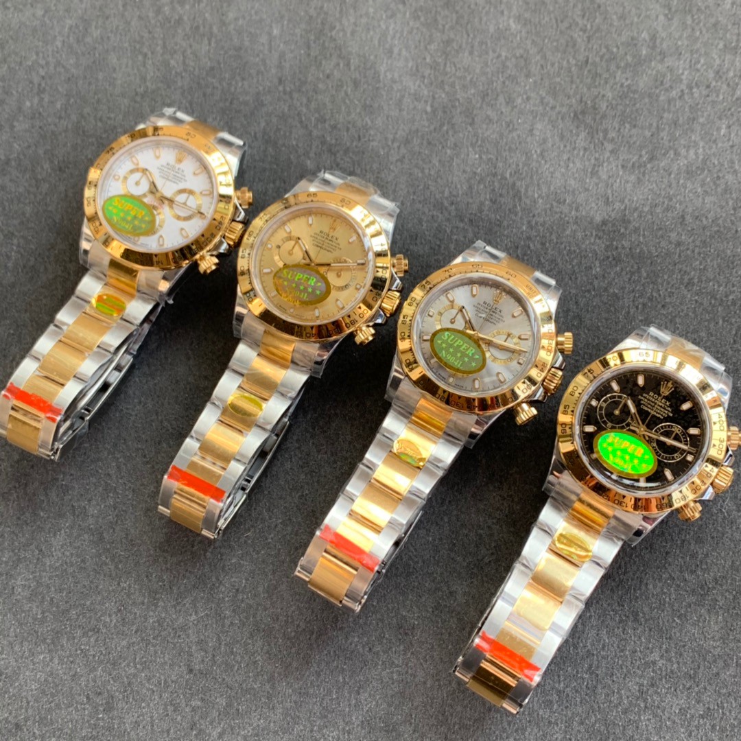 Noob fabrikasından yeni altın/çelik Daytona saatleri — 2. fotoğraf