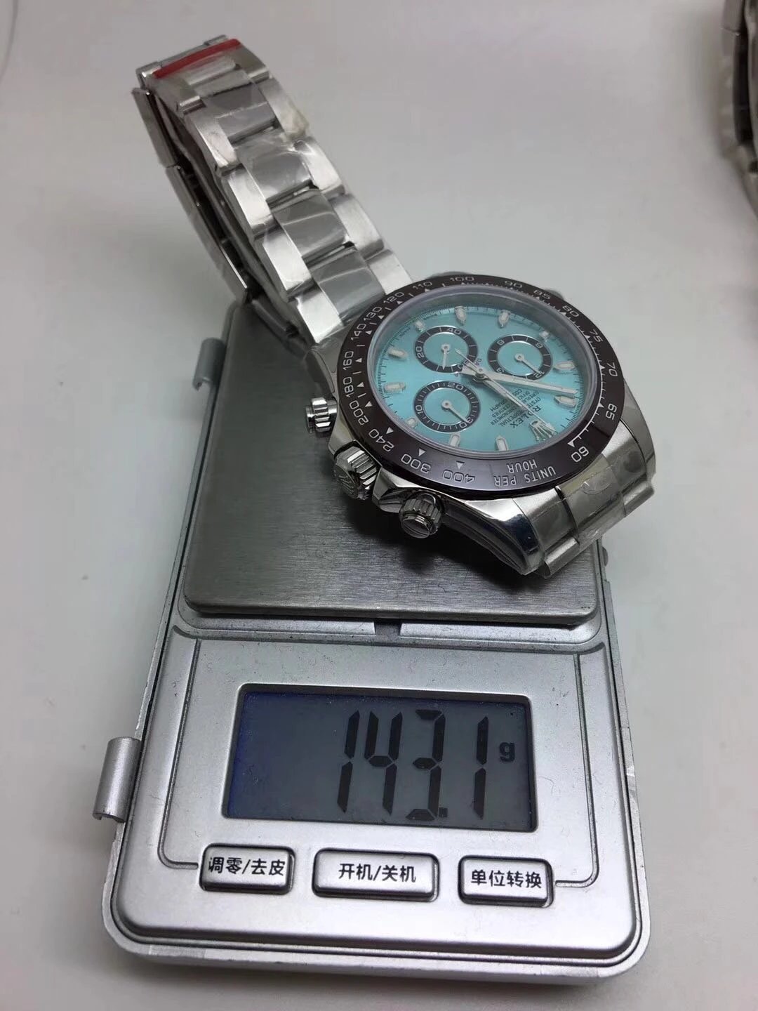 Replika Rolex Daytona Buz Mavisi Ağırlık