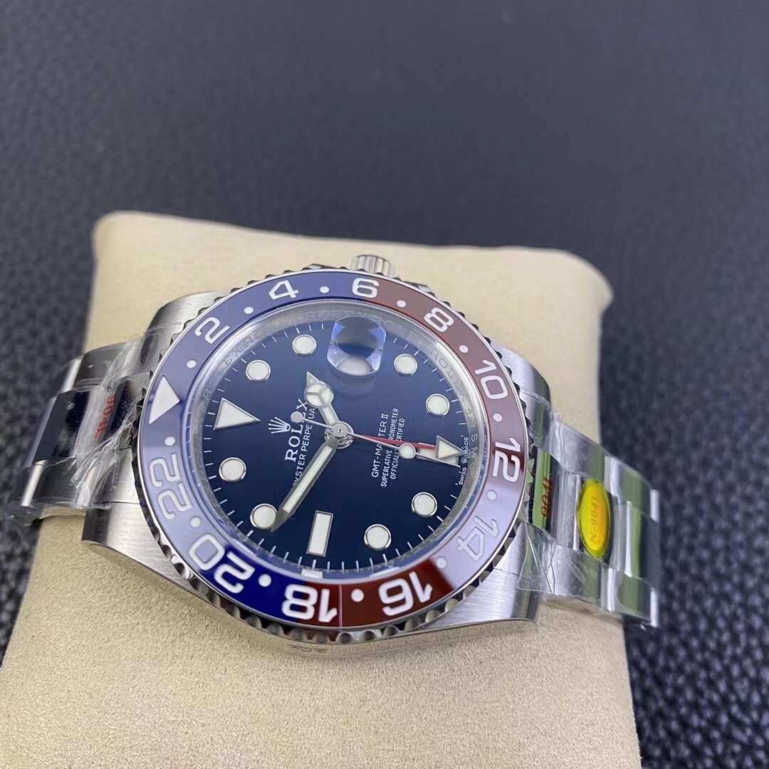 Replika Rolex GMT-Master Mavi Seramik