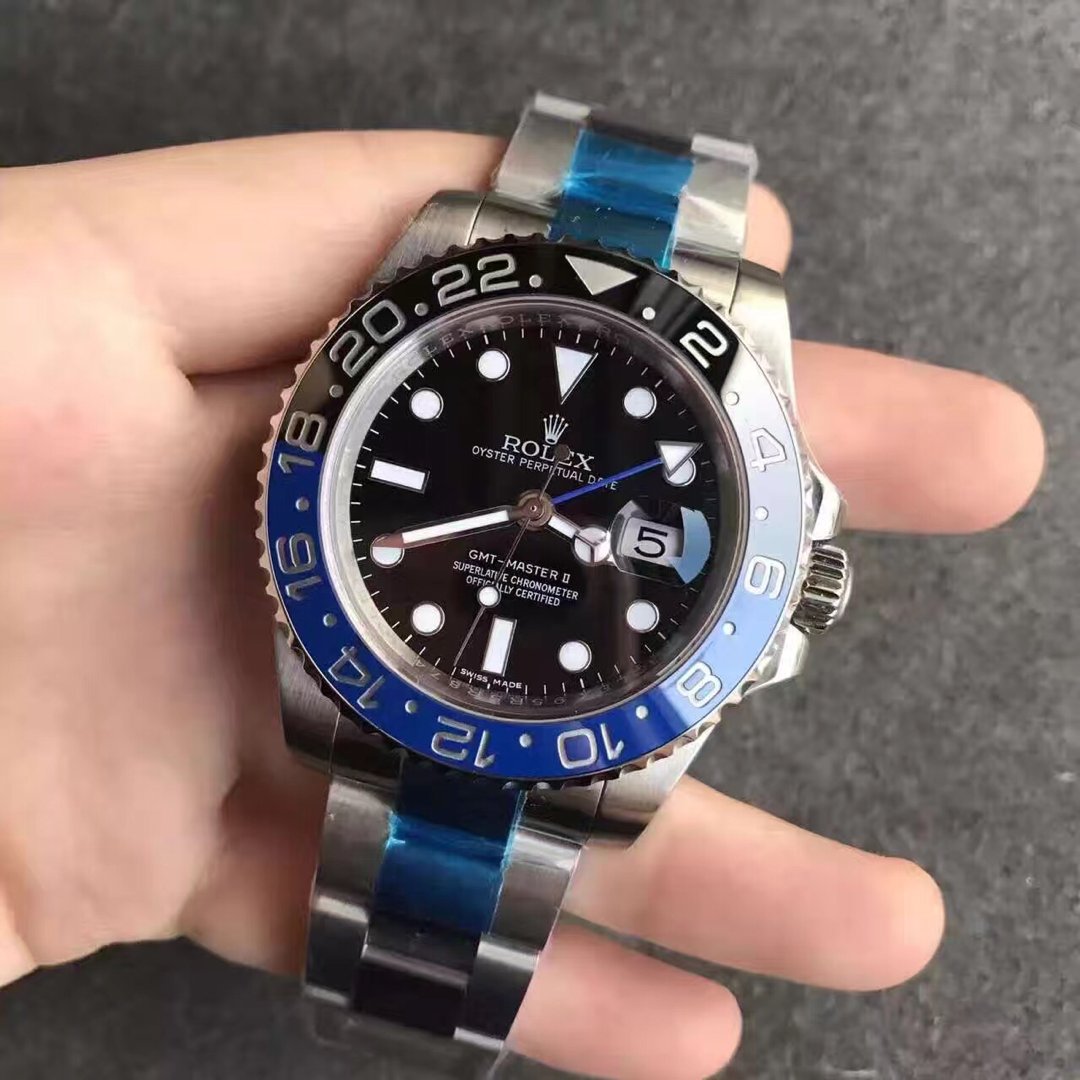 Rolex GMT Master II Siyah Mavi Replika