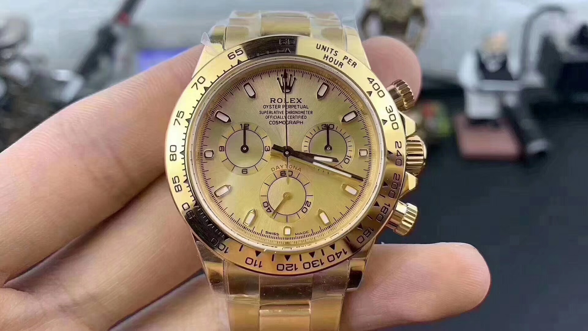Noob Altın Rengi Daytona