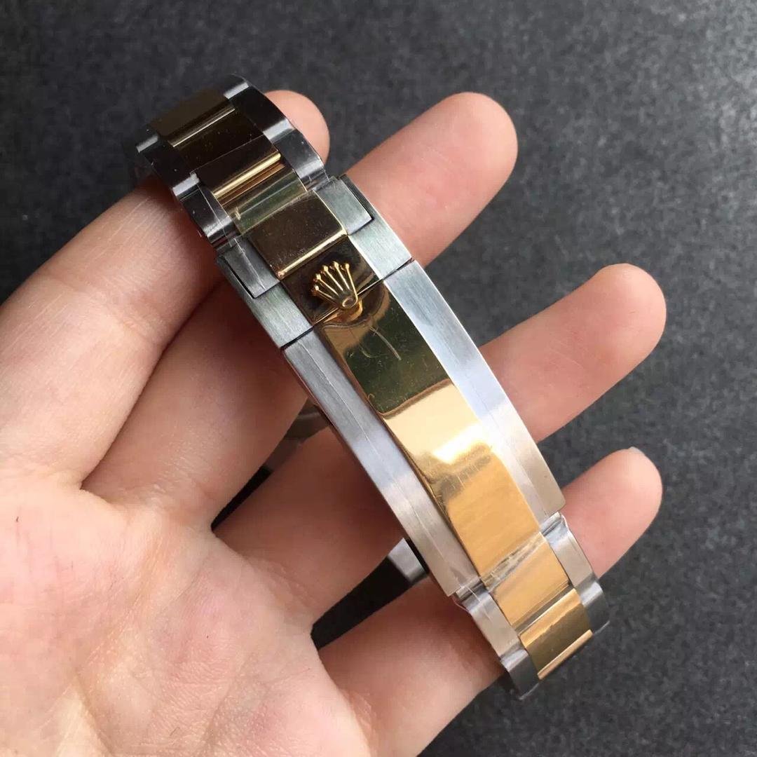 Replika Rolex Submariner 116613LN İki Renk Bilezik