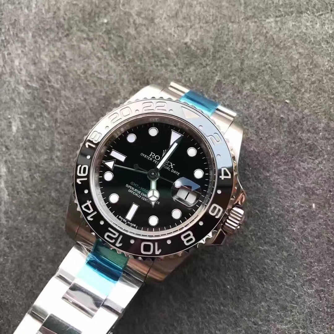 Replika Rolex GMT Master II Siyah Kadran