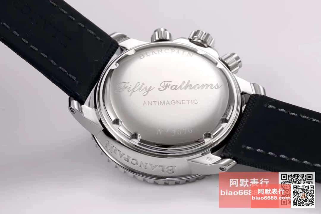 OM Factory Blancpain Fifty Fathoms 50 Fathoms kronograf serisi kol saati - dalış saatlerinin atası, gerçek-replika karşılaştırmalı inceleme — 23. fotoğraf