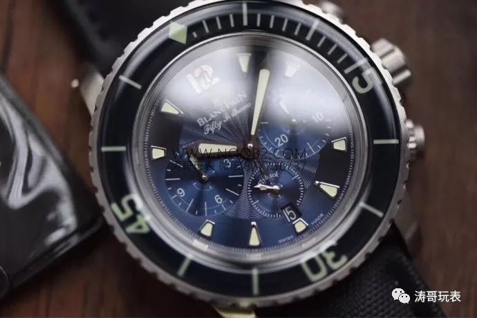 OM Factory Blancpain Fifty Fathoms 5085F çok fonksiyonlu dalış saati - orijinal karşılaştırmalı inceleme — 5. fotoğraf