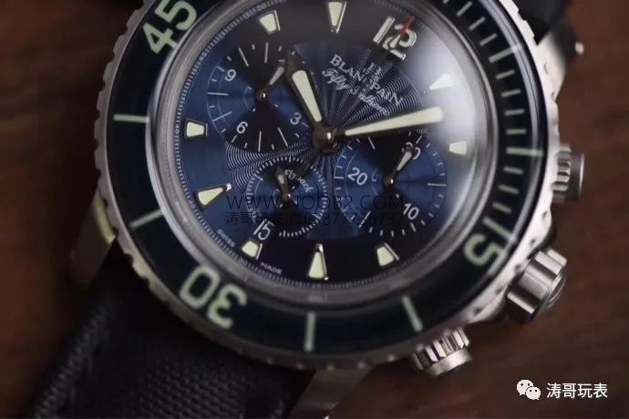 OM Factory Blancpain Fifty Fathoms 5085F çok fonksiyonlu dalış saati - orijinal karşılaştırmalı inceleme — 6. fotoğraf