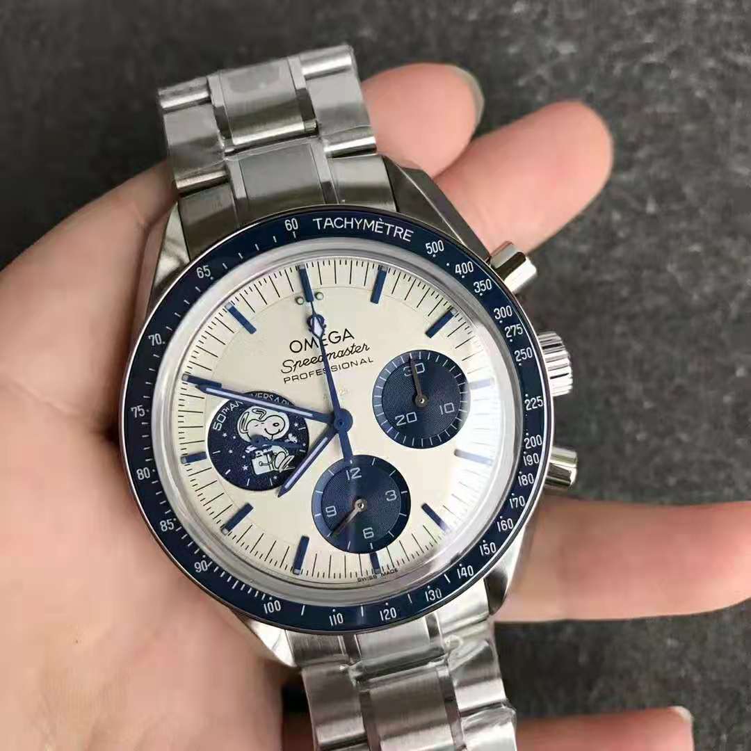 Omega Snoopy Mavi Replika
