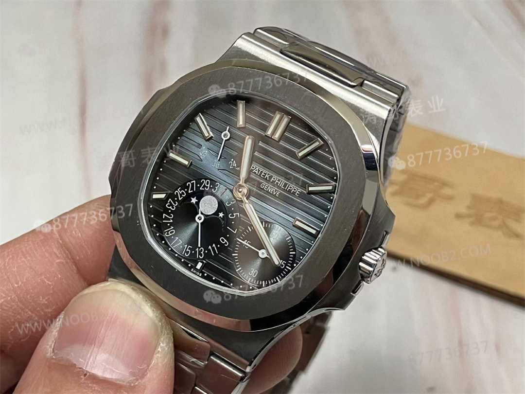OME Factory Patek Philippe 5712 Nautilus tam modifiyeli, tek seferde bitmiş üst düzey versiyon — 5. fotoğraf