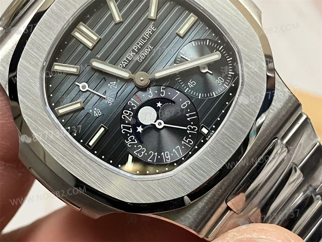 OME Factory Patek Philippe 5712 Nautilus tam modifiyeli, tek seferde bitmiş üst düzey versiyon — 7. fotoğraf