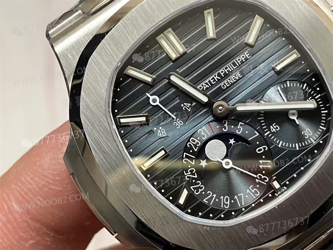 OME Factory Patek Philippe 5712 Nautilus tam modifiyeli, tek seferde bitmiş üst düzey versiyon — 8. fotoğraf