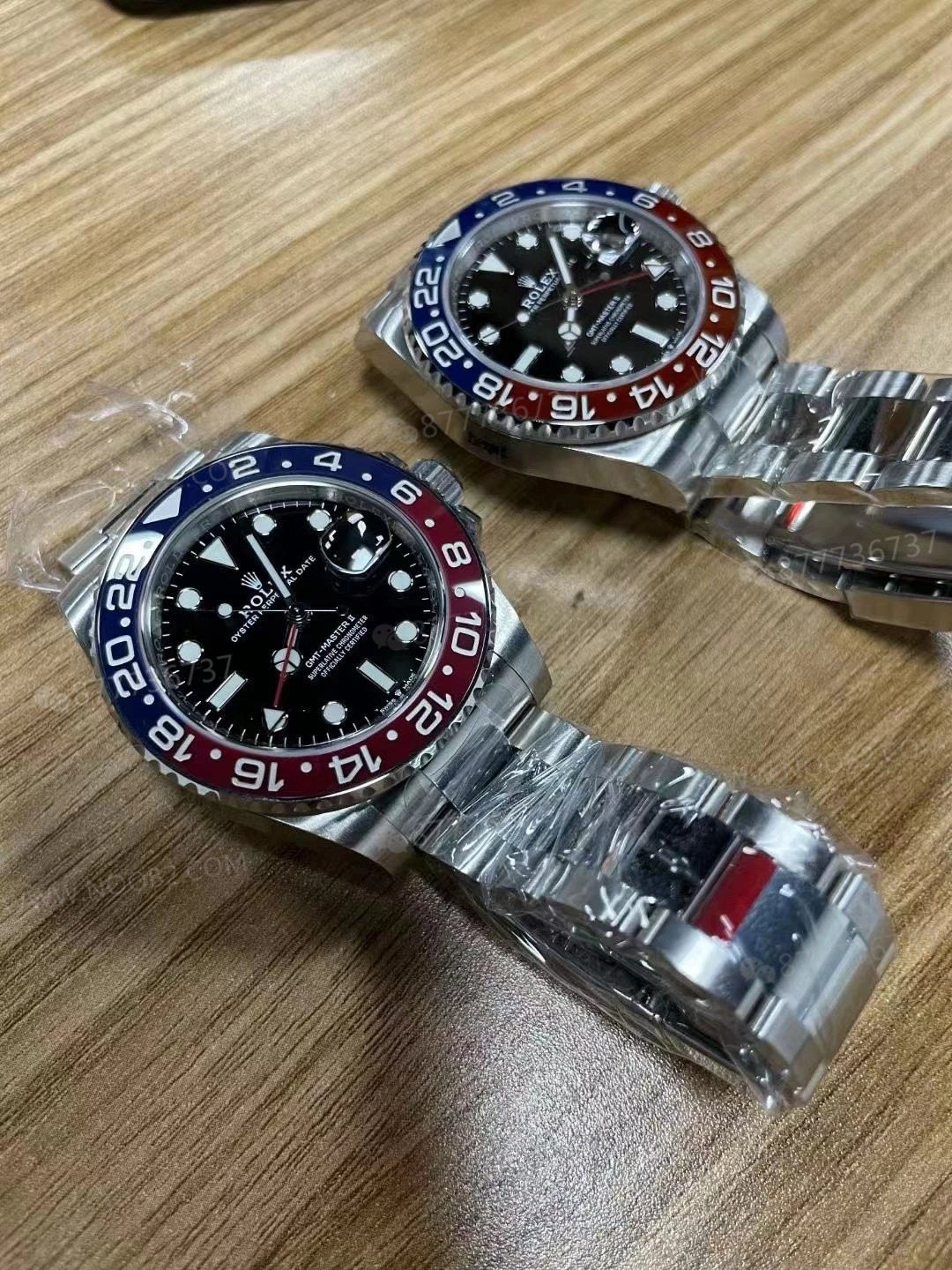 Ön Tanıtım: Clean Rolex GMT Cola bezel - kırmızı-mavi bezel - mavi-siyah bezelde renk farkı var mı? — 4. fotoğraf