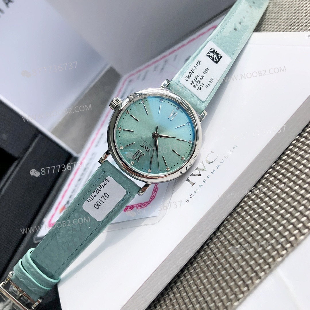 orijinal kalıp Fabrikası Replika IWC IW357416 Portofino Eileen Gu İmza Modeli Kadın Saati — 4. fotoğraf
