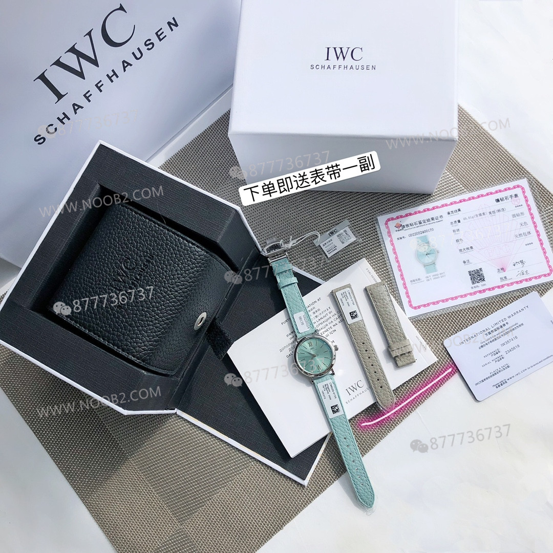 orijinal kalıp Fabrikası Replika IWC IW357416 Portofino Eileen Gu İmza Modeli Kadın Saati — 9. fotoğraf
