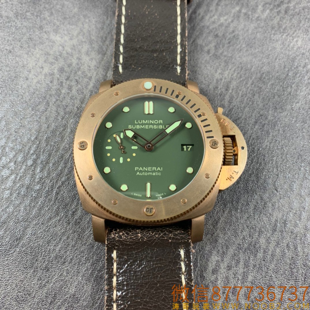 Panerai VS382 bronz saatin replikası nasıl? Nasıl yenilenir ve eskitilir? — 1. fotoğraf
