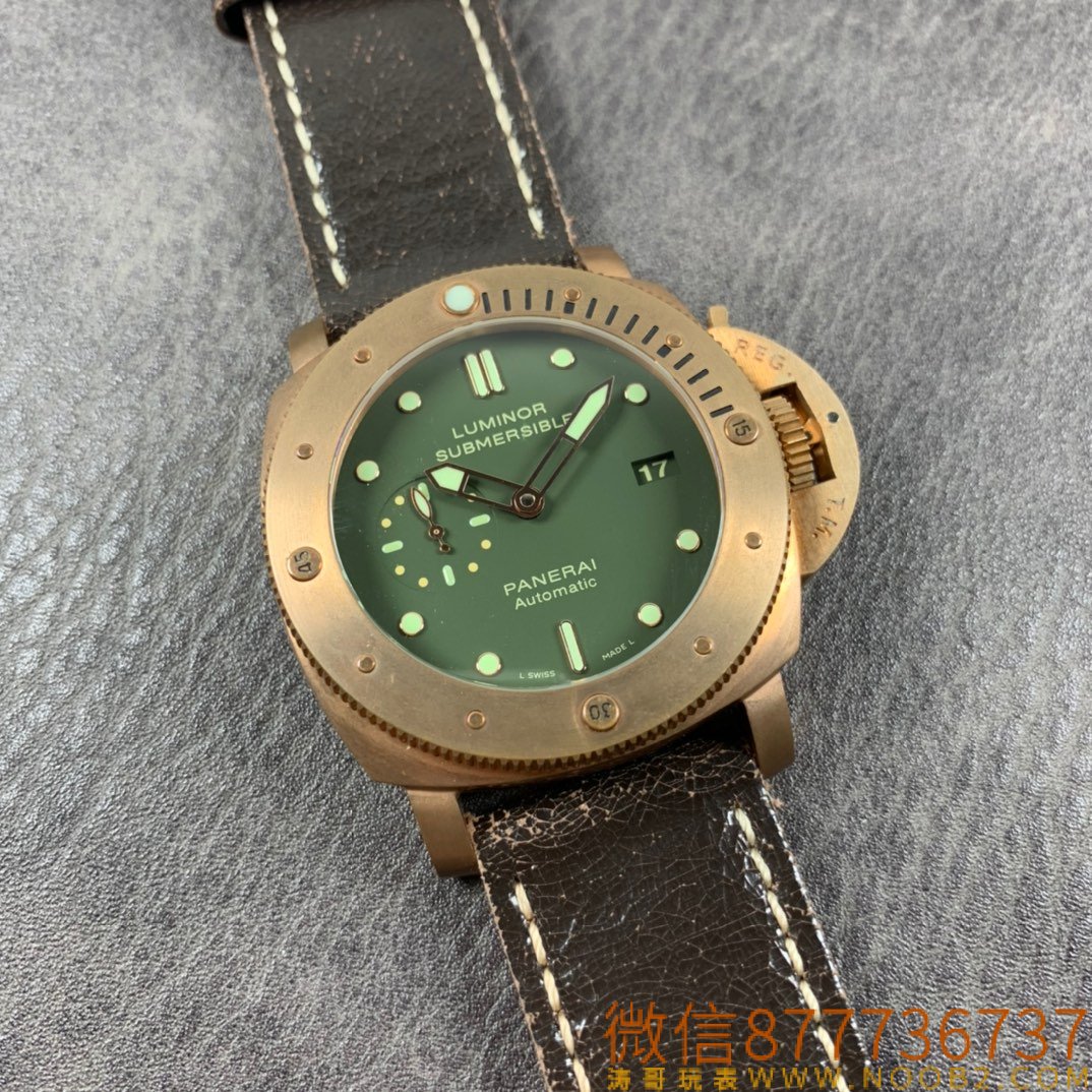 Panerai VS382 bronz saatin replikası nasıl? Nasıl yenilenir ve eskitilir? — 2. fotoğraf