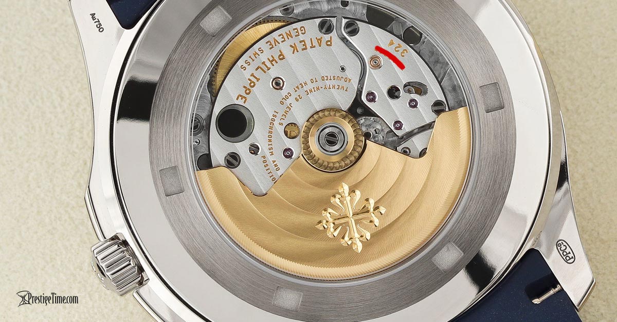 Patek Philippe Aquanaut Jumbo 20th Yıl Dönümü Edition 5168G 001 Kalibre 324 SC