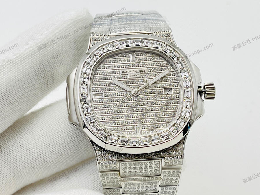 PFF Factory Patek Philippe 5711/1A Nautilus Elmas Taşlı Full Star — 9. fotoğraf