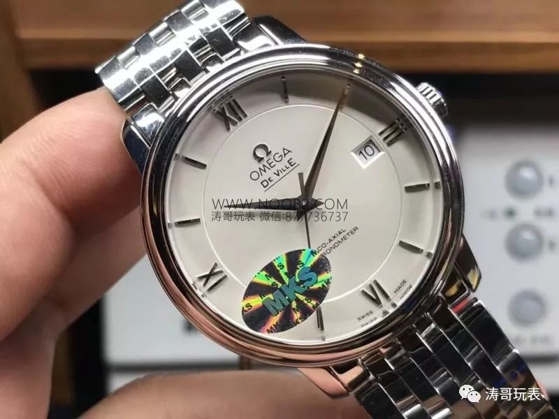 Popüler klasik saat MKS Factory Omega De Ville 39,5 mm orijinal karşılaştırmalı inceleme — 16. fotoğraf