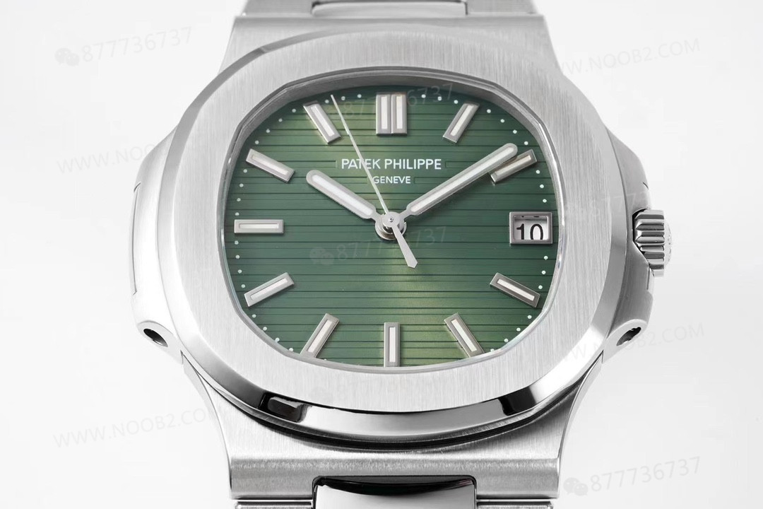 PPF Factory Patek Philippe zeytin yeşili kadranlı Nautilus 5711 - 330 mekanizmasına yükseltildi — 5. fotoğraf