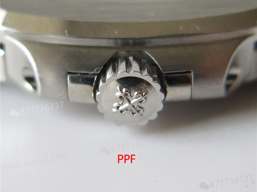 PPF Factory V3 Patek Philippe 5719/10G-010 Beyaz Altın Nautilus Yıldız Kaplı Kadran Kol Saati — 36. fotoğraf