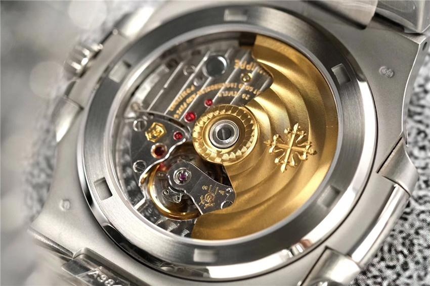 PPF Factory V3 Patek Philippe 5719/10G-010 Beyaz Altın Nautilus Yıldız Kaplı Kadran Kol Saati — 45. fotoğraf