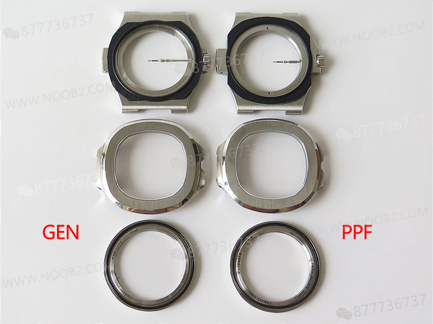 PPF Nautilus V4 versiyon gri kadran deri kayış — 20. fotoğraf