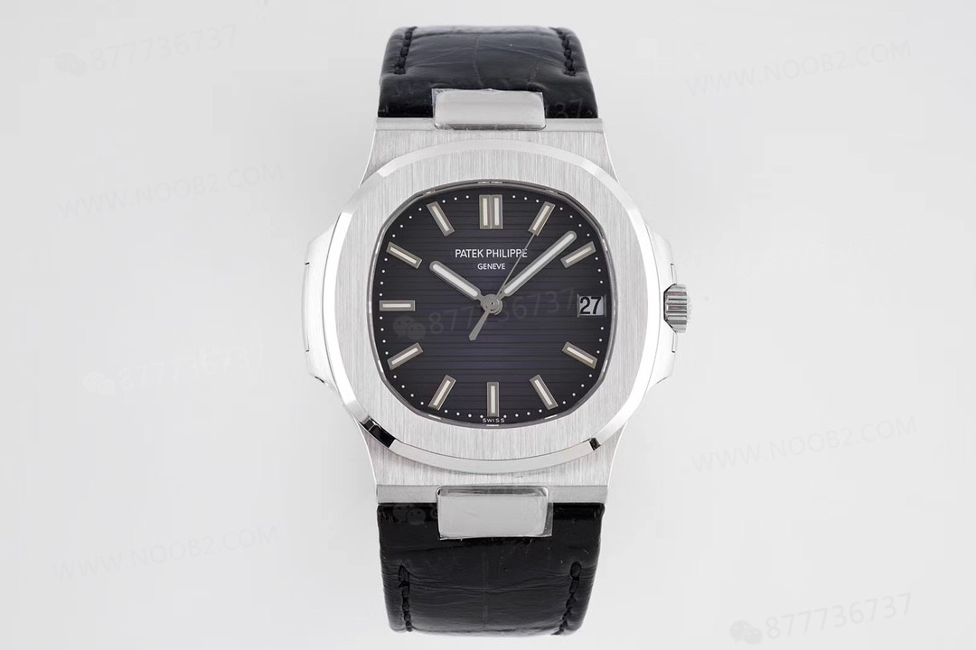 PPF Nautilus V4 versiyon gri kadran deri kayış — 41. fotoğraf