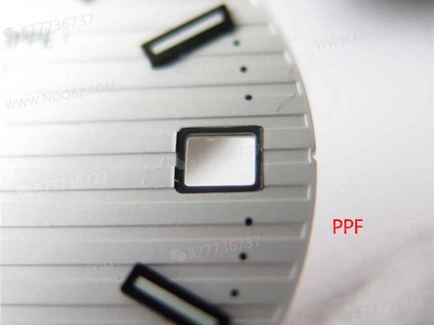 PPF Nautilus V4 versiyonu beyaz kadran deri kayış — 11. fotoğraf