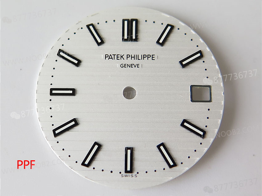 PPF Nautilus V4 versiyonu gri-mavi kadran, deri kayış — 7. fotoğraf