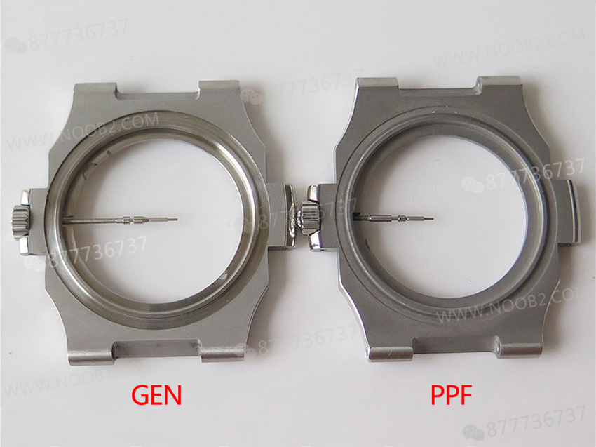PPF Nautilus V4 versiyonu gri-mavi kadran, deri kayış — 30. fotoğraf