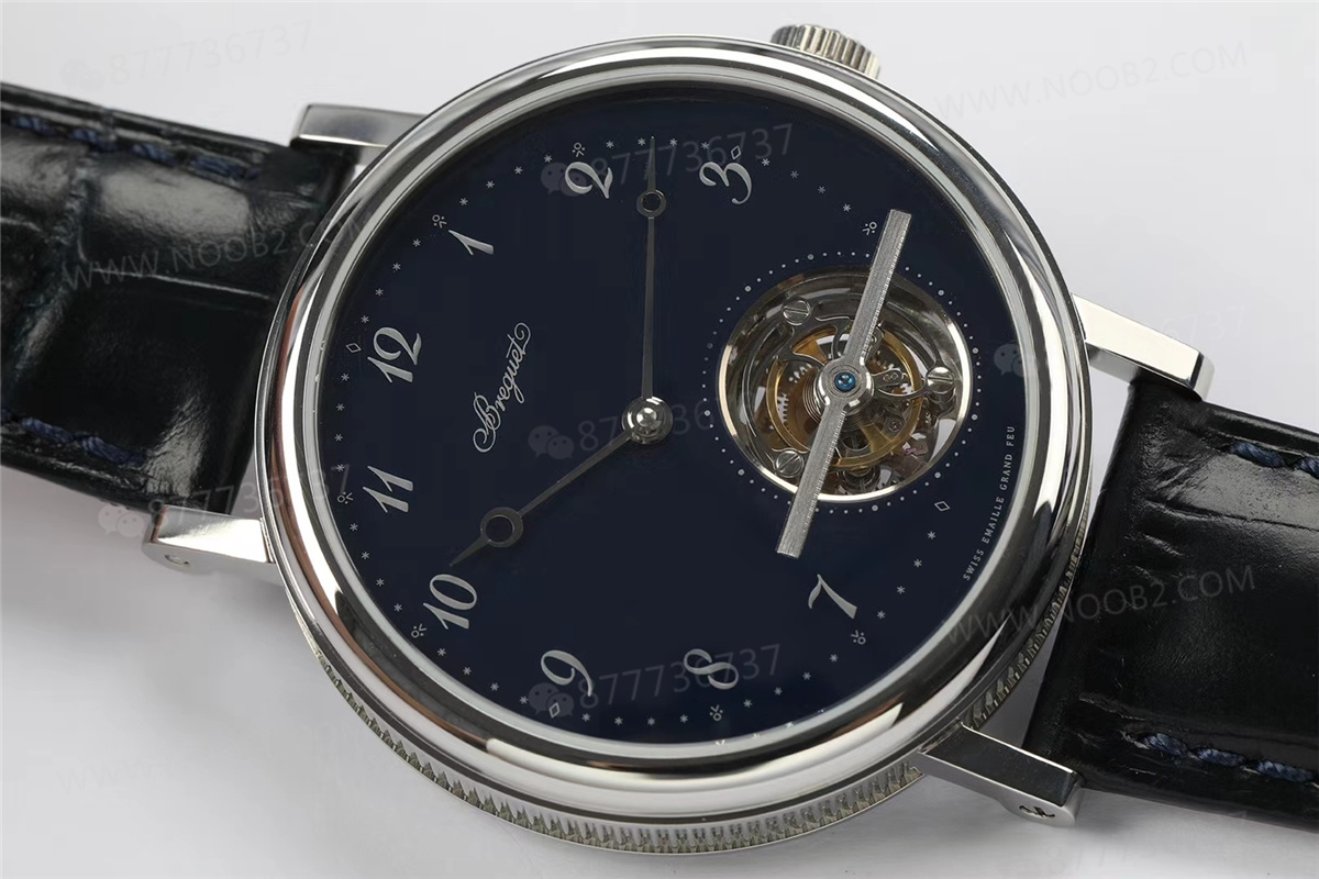 R8 Breguet 5367 Saat 5 Konumu Tourbillon Mavi Kadran — 2. fotoğraf