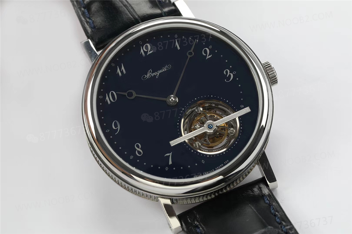R8 Breguet 5367 Saat 5 Konumu Tourbillon Mavi Kadran — 4. fotoğraf