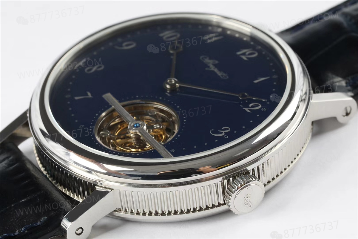 R8 Breguet 5367 Saat 5 Konumu Tourbillon Mavi Kadran — 5. fotoğraf