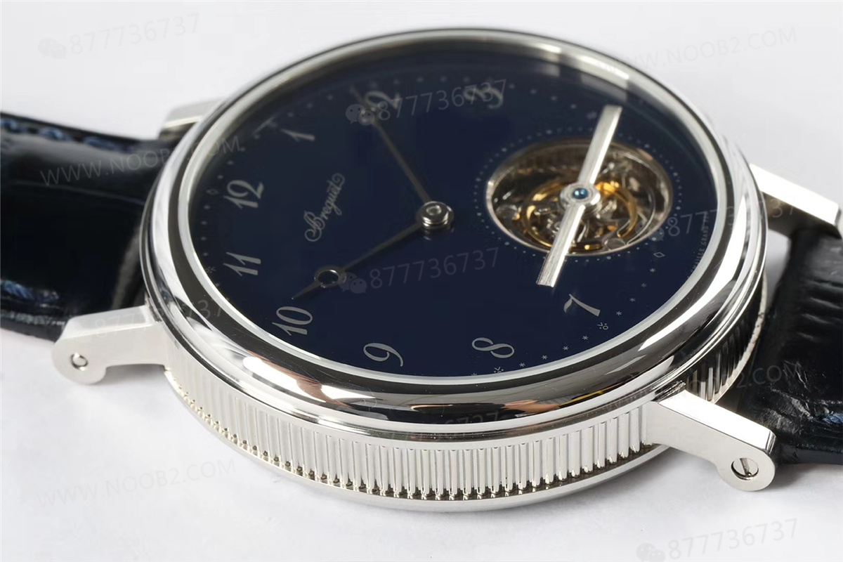 R8 Breguet 5367 Saat 5 Konumu Tourbillon Mavi Kadran — 6. fotoğraf