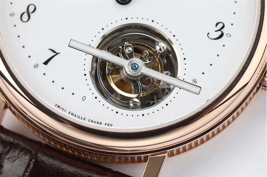 R8 Factory yeni Breguet 5367 Tourbillon Classique klasik seri ultra ince kol saati — 10. fotoğraf
