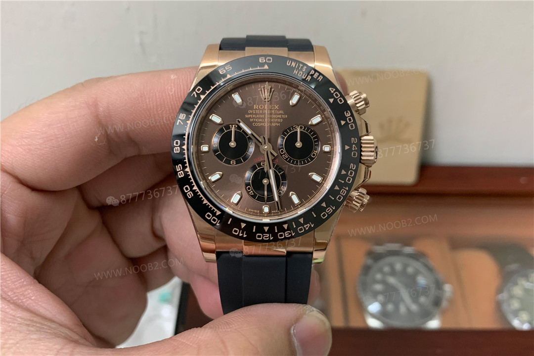 Replika 4130 mekanizmasının gelişim tarihi – BT Factory Rolex Daytona çikolata kadran gerçek çekim fotoğrafları — 3. fotoğraf