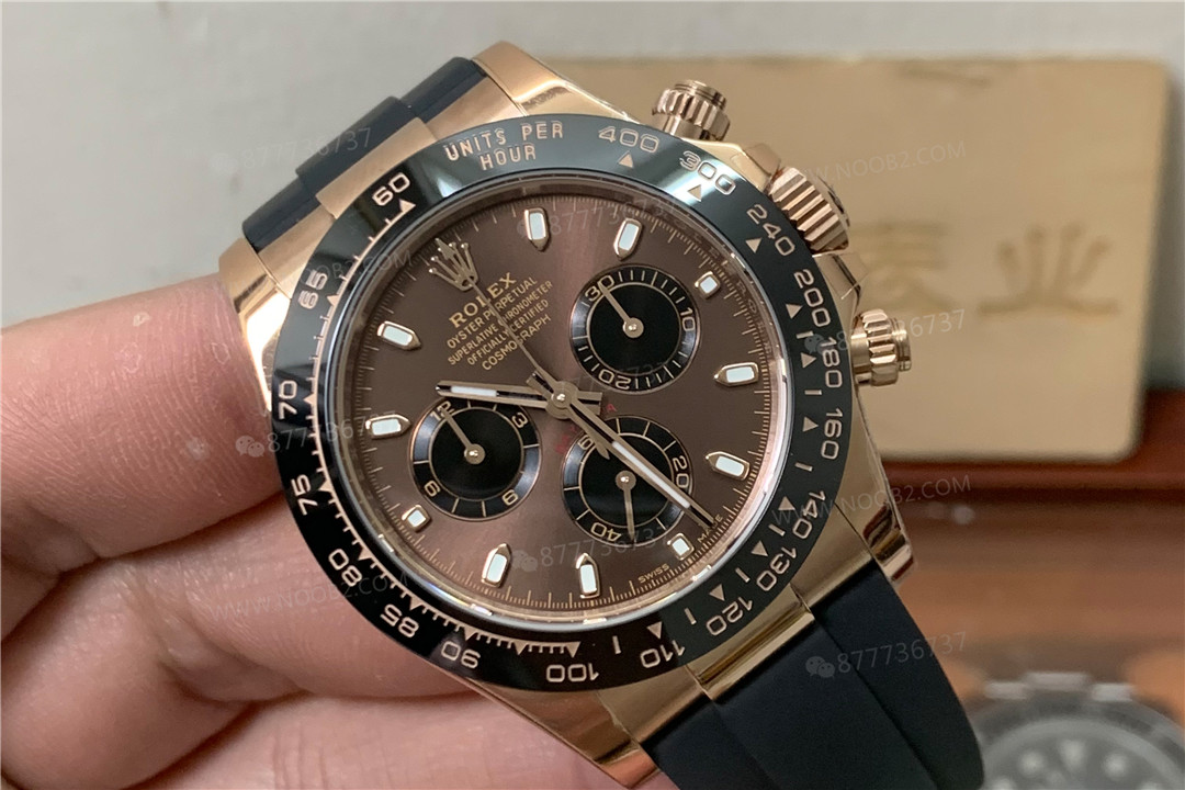 Replika 4130 mekanizmasının gelişim tarihi – BT Factory Rolex Daytona çikolata kadran gerçek çekim fotoğrafları — 5. fotoğraf