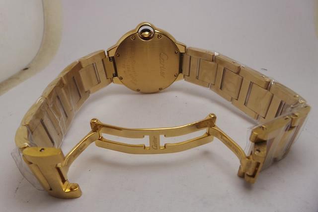 Cartier Ballon Bleu Sarı Altın Kapama Tokası