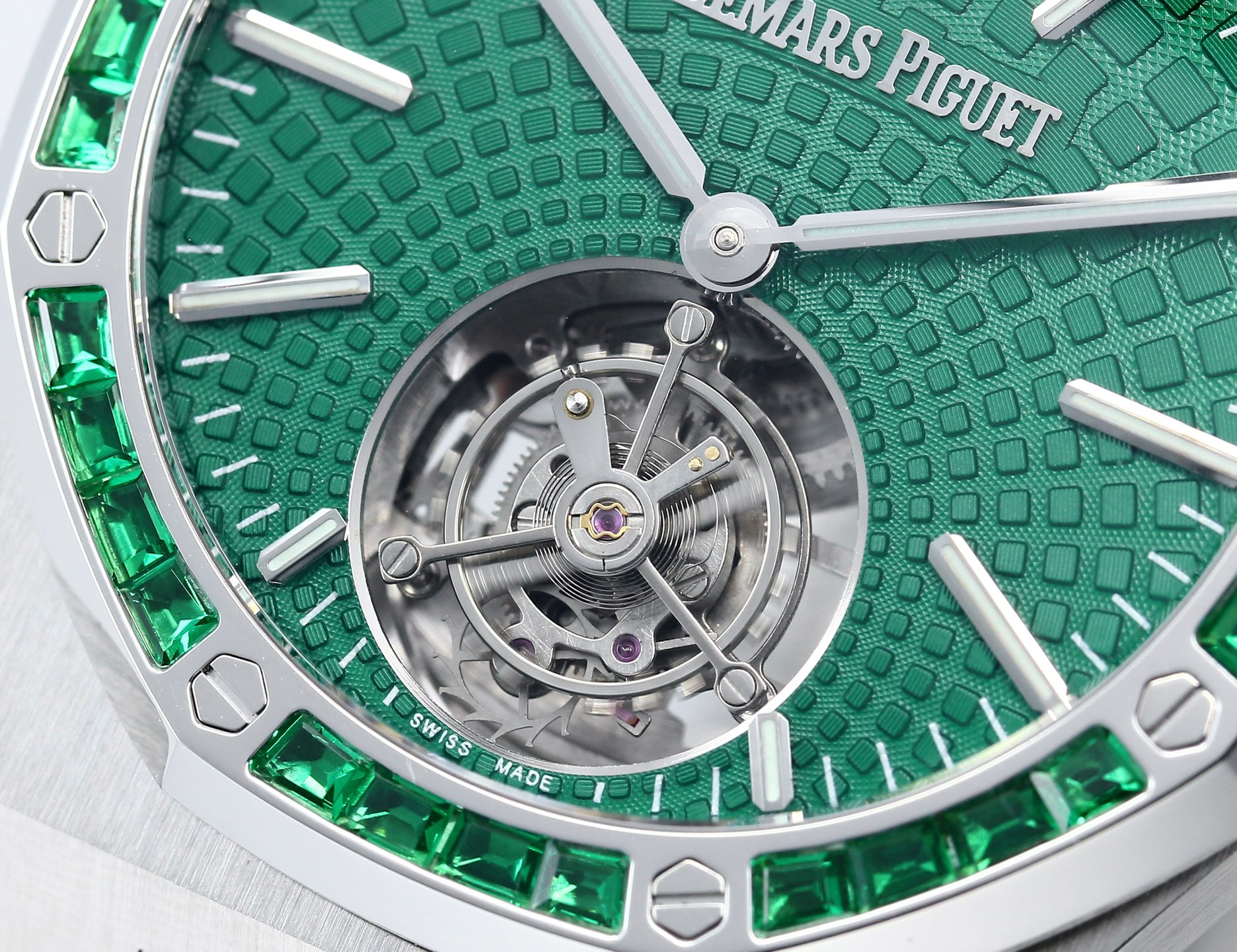 Replika dünyasının zirve yapımı! BBS Factory 2025 gururla sunar — Audemars Piguet Royal Oak otomatik kurulumlu uçan tourbillon kol saati — 8. fotoğraf