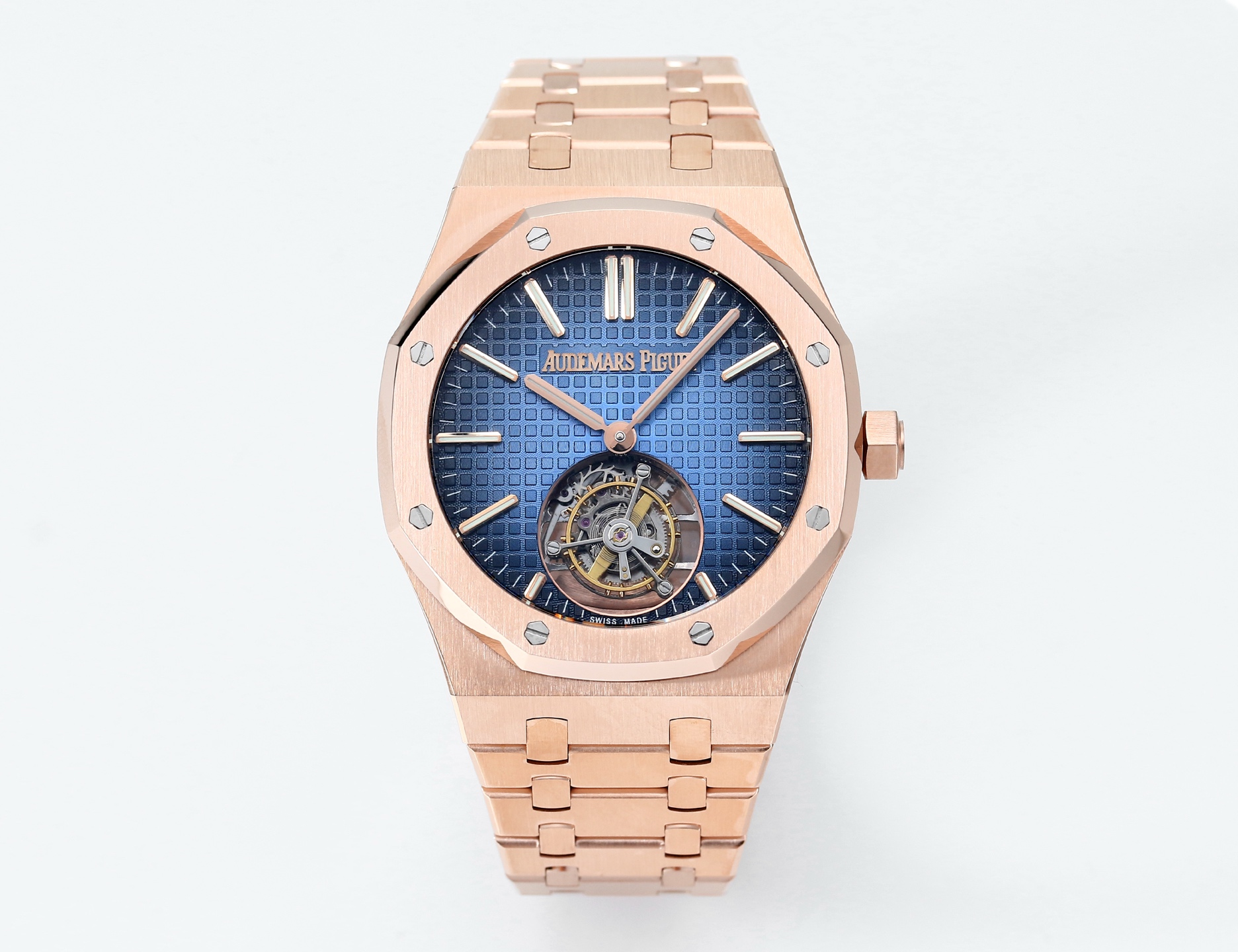 Replika dünyasının zirve yapımı! BBS Factory 2025 gururla sunar — Audemars Piguet Royal Oak otomatik kurulumlu uçan tourbillon kol saati — 103. fotoğraf