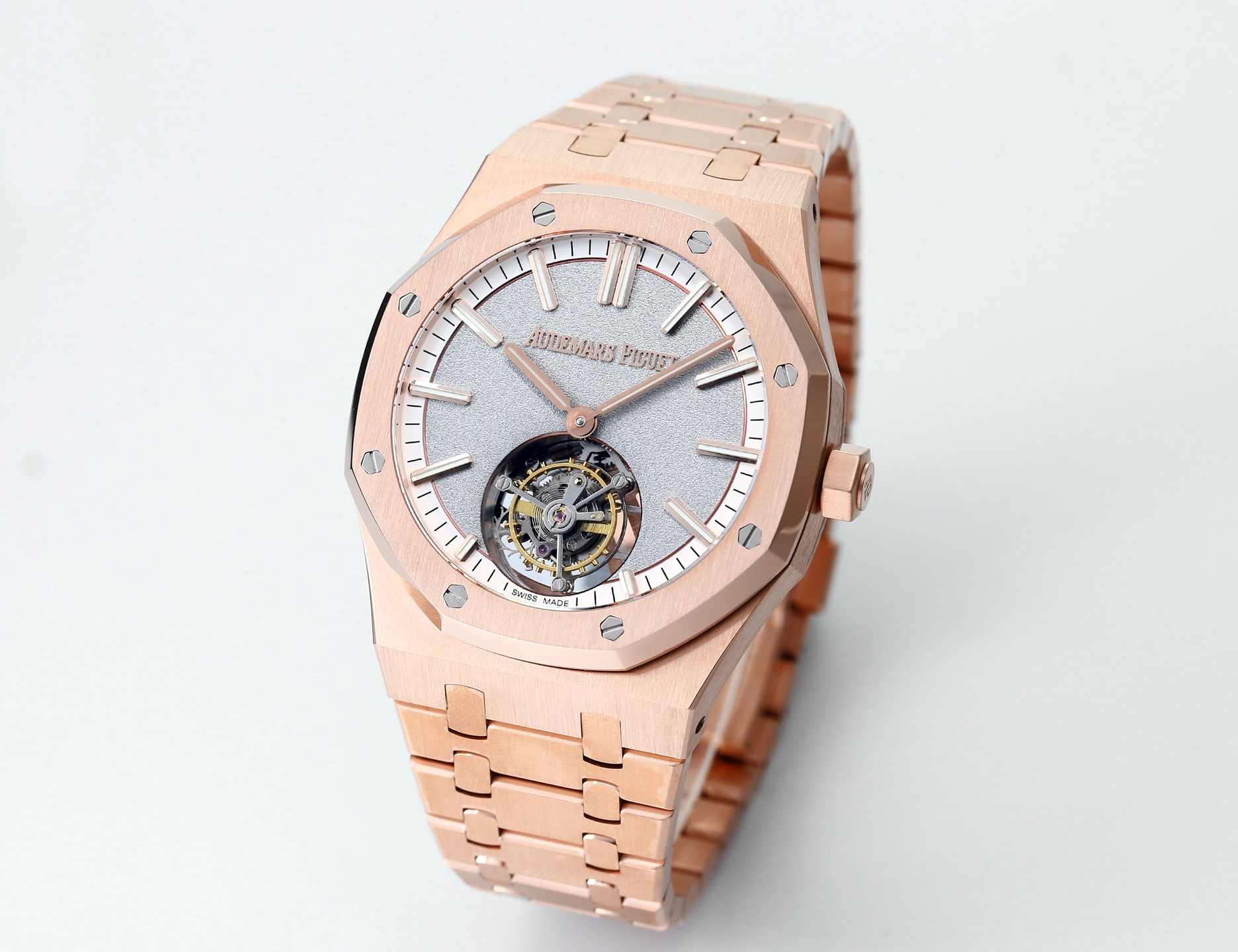 Replika dünyasının zirve yapımı! BBS Factory 2025 gururla sunar — Audemars Piguet Royal Oak otomatik kurulumlu uçan tourbillon kol saati — 114. fotoğraf