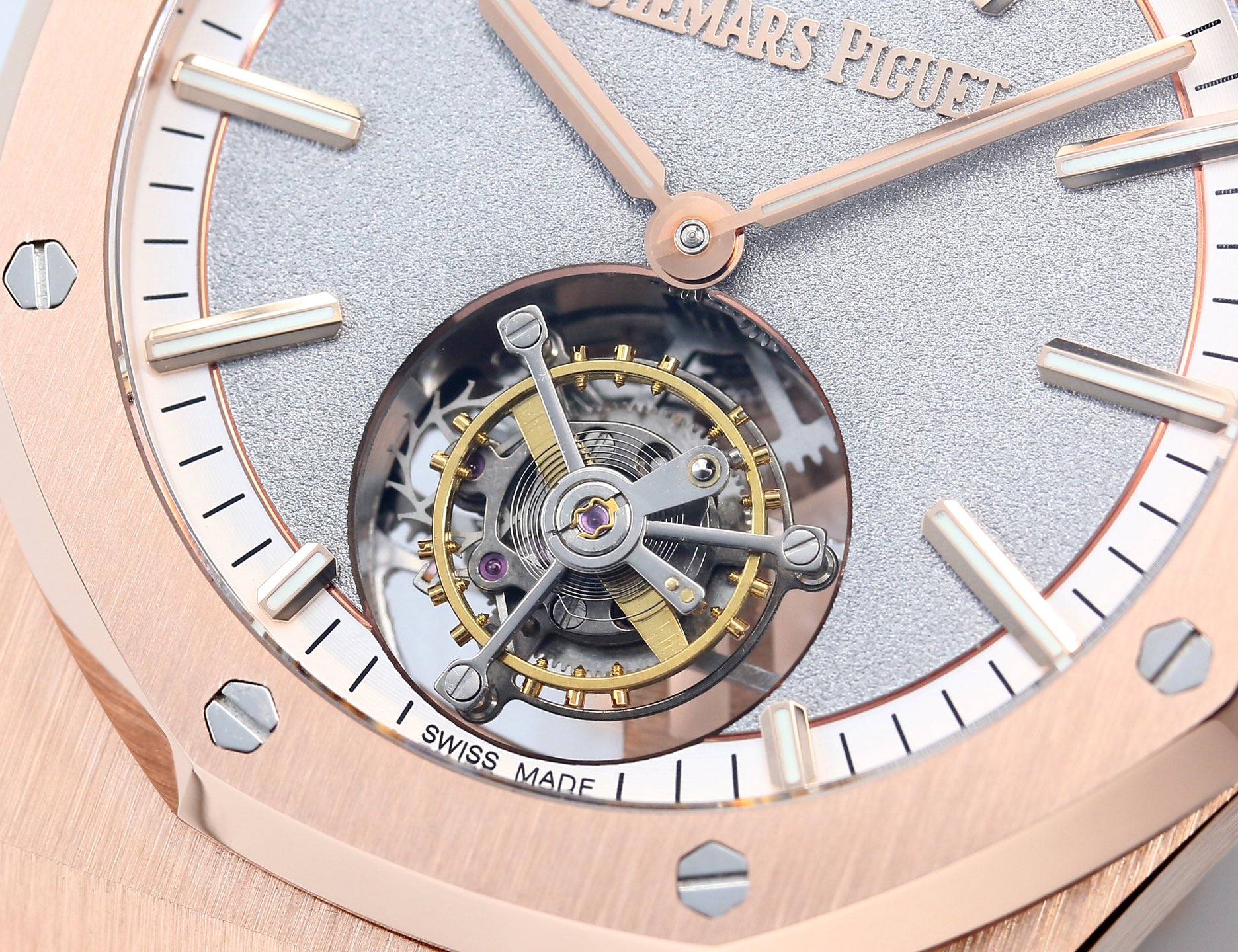 Replika dünyasının zirve yapımı! BBS Factory 2025 gururla sunar — Audemars Piguet Royal Oak otomatik kurulumlu uçan tourbillon kol saati — 116. fotoğraf