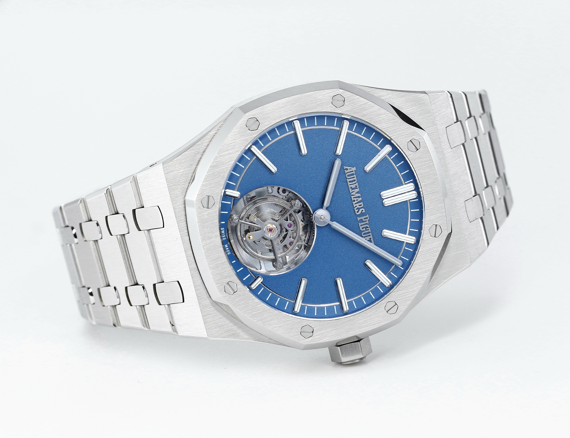 Replika dünyasının zirve yapımı! BBS Factory 2025 gururla sunar — Audemars Piguet Royal Oak otomatik kurulumlu uçan tourbillon kol saati — 134. fotoğraf