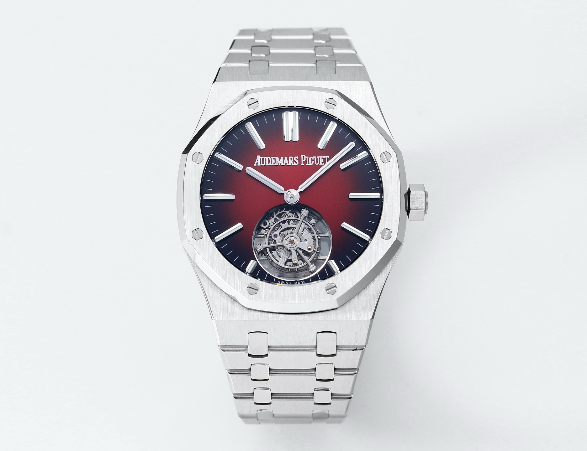 Replika dünyasının zirve yapımı! BBS Factory 2025 gururla sunar — Audemars Piguet Royal Oak otomatik kurulumlu uçan tourbillon kol saati — 142. fotoğraf