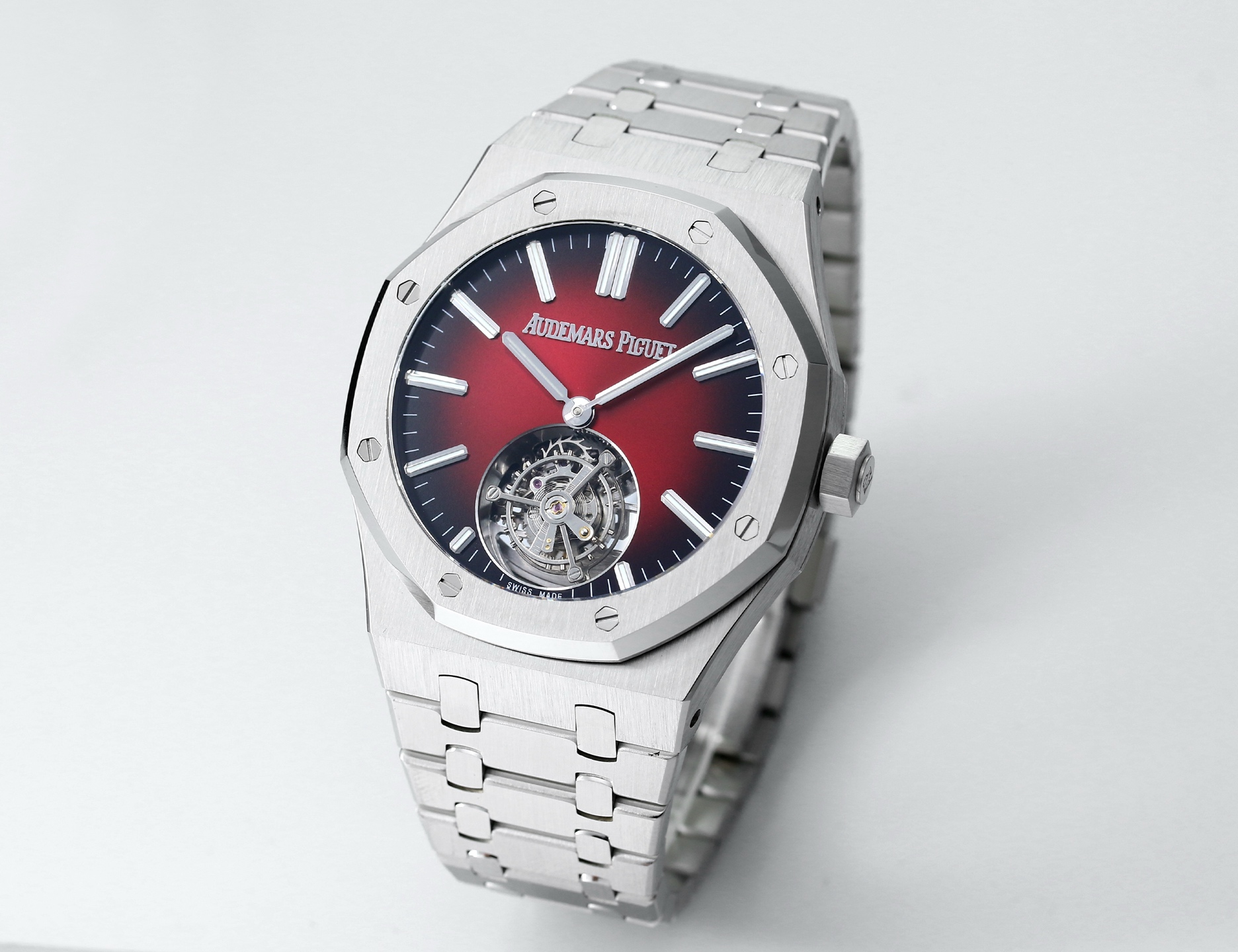 Replika dünyasının zirve yapımı! BBS Factory 2025 gururla sunar — Audemars Piguet Royal Oak otomatik kurulumlu uçan tourbillon kol saati — 143. fotoğraf