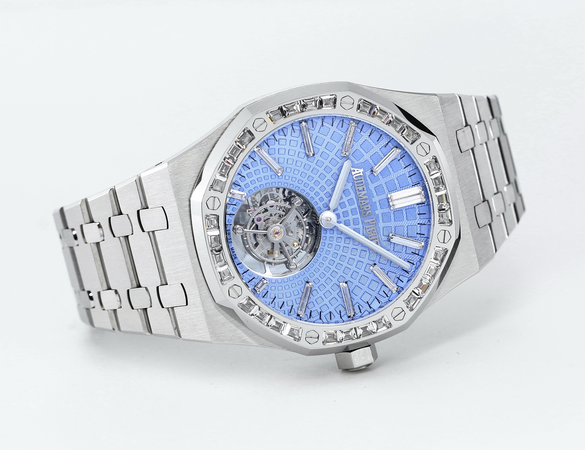 Replika dünyasının zirve yapımı! BBS Factory 2025 gururla sunar — Audemars Piguet Royal Oak otomatik kurulumlu uçan tourbillon kol saati — 15. fotoğraf