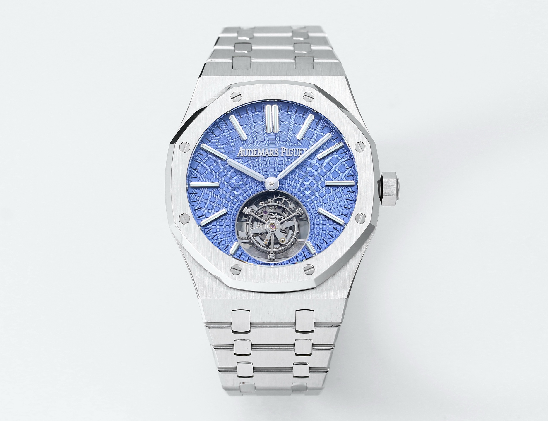 Replika dünyasının zirve yapımı! BBS Factory 2025 gururla sunar — Audemars Piguet Royal Oak otomatik kurulumlu uçan tourbillon kol saati — 42. fotoğraf