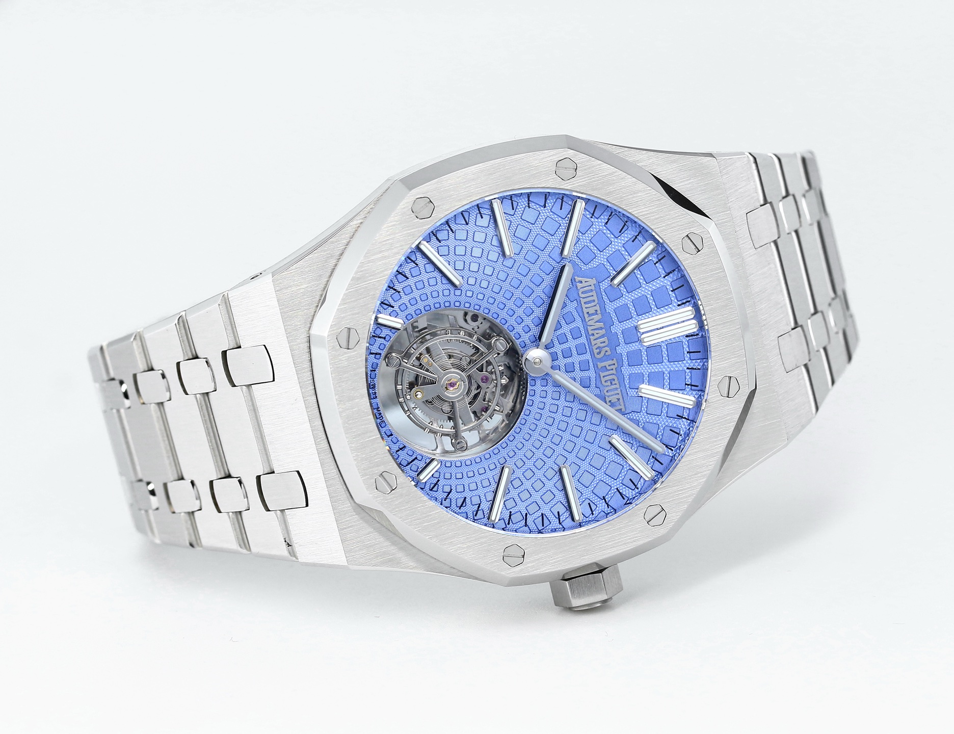 Replika dünyasının zirve yapımı! BBS Factory 2025 gururla sunar — Audemars Piguet Royal Oak otomatik kurulumlu uçan tourbillon kol saati — 45. fotoğraf