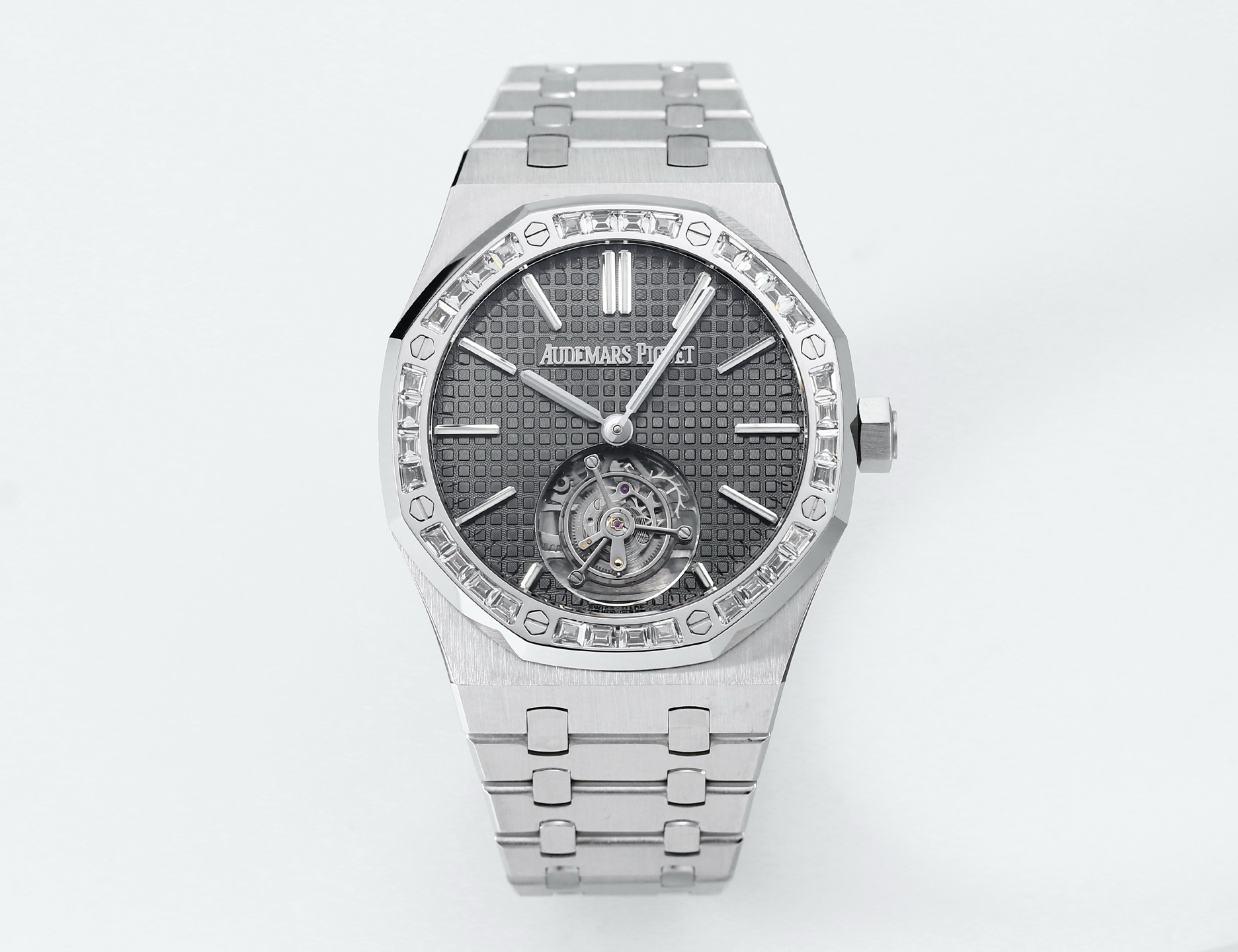 Replika dünyasının zirve yapımı! BBS Factory 2025 gururla sunar — Audemars Piguet Royal Oak otomatik kurulumlu uçan tourbillon kol saati — 72. fotoğraf
